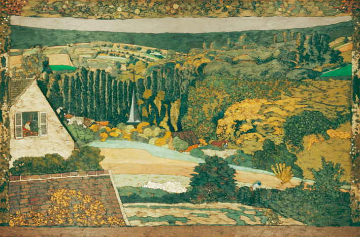  Edouard Vuillard —— Window_overlooking_the_Woods_1899